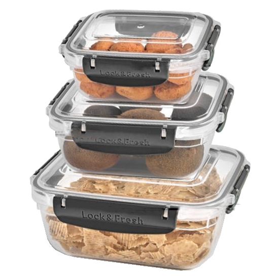 סט 3 קופסאות אחסון