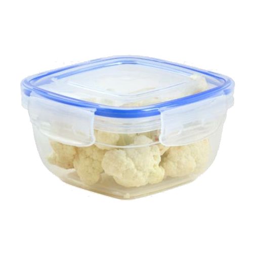 קופסאת אחסון מלבנית נמוכה 5000 מ"ל