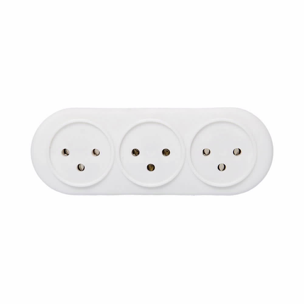 מפצל 3 שקעים XS-ZHQ31 לבן