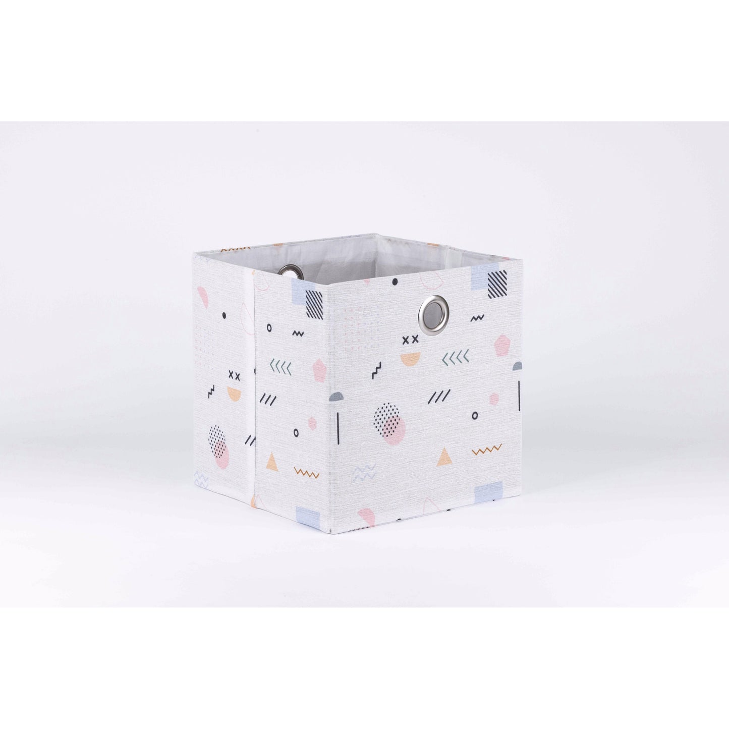 סלסלת בד 30*30 צורות צבעוניות