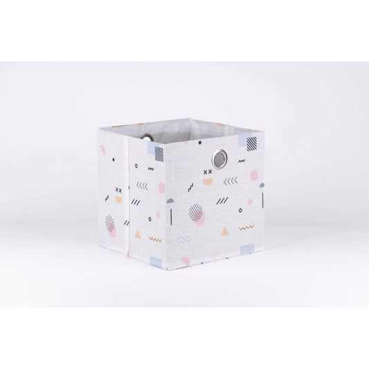 סלסלת בד 30*30 צורות צבעוניות