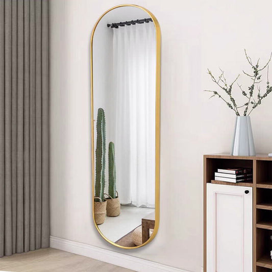 מראת גוף זהב אובלית 40*150 ס"מ