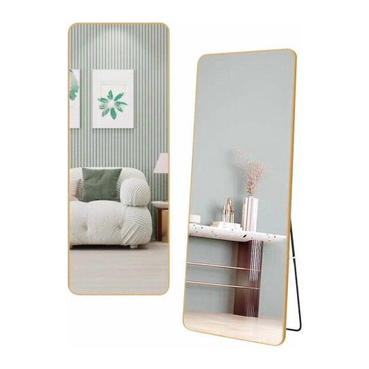 מראת גוף זהב מלבנית 50*160 ס"מ