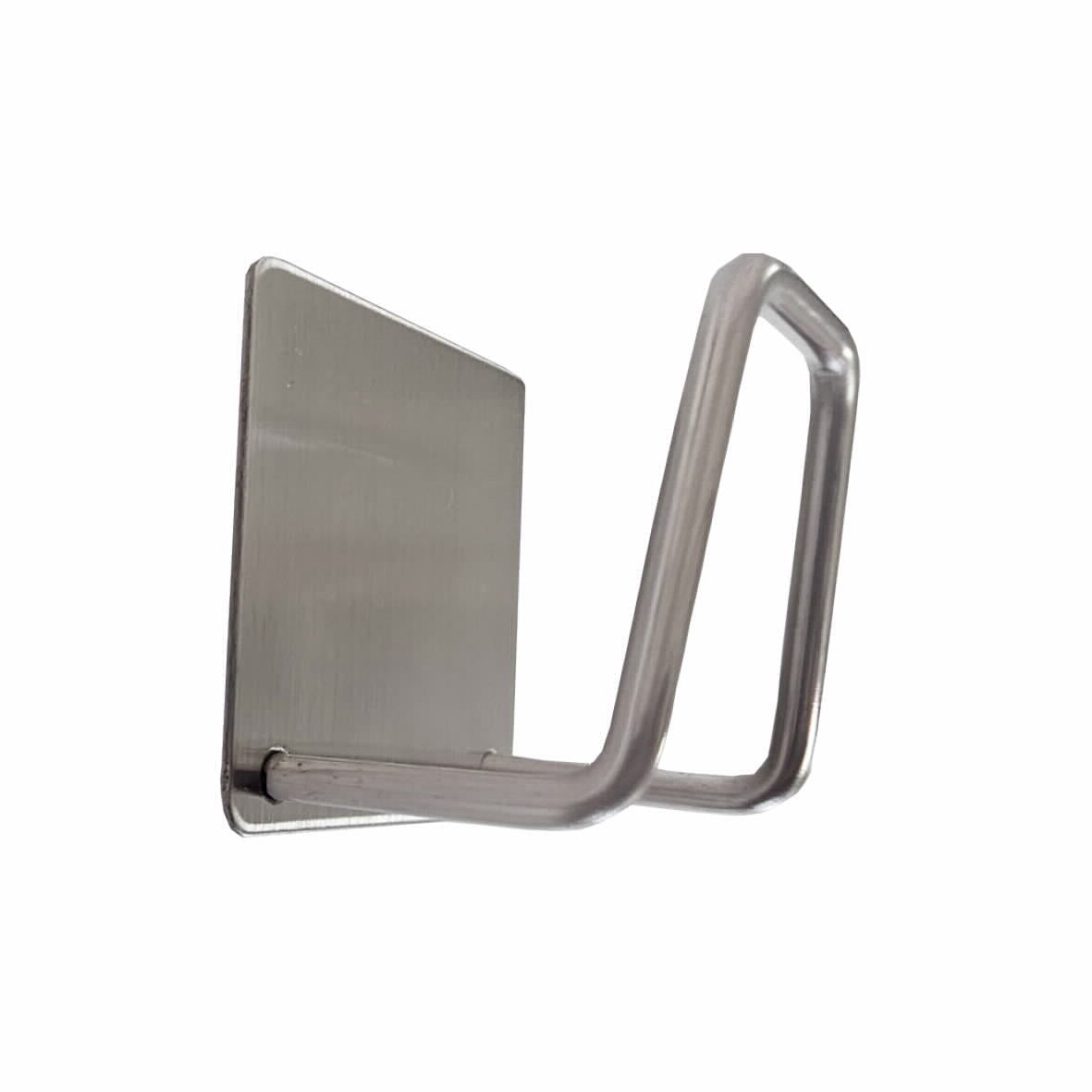 מתלה נירוסטה לסקוטש לכיור בהדבקה דגם פיפסו-כסף מט