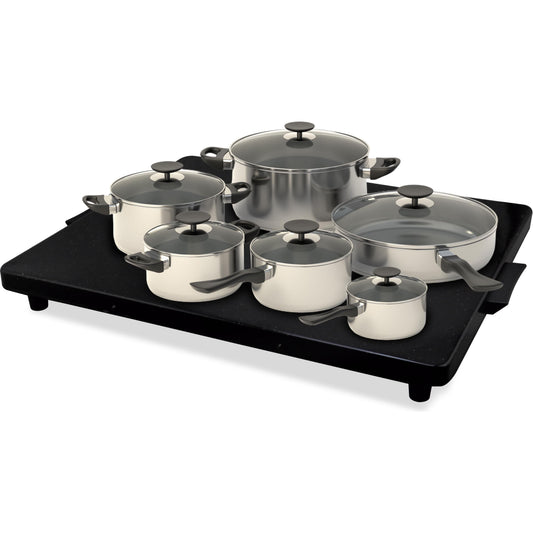 פלטת שבת 6 סירים שחור דגם HC-112 של SYENERGY