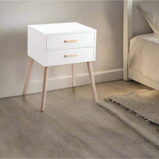 שידת לילה איזי 2 מגירות עץ