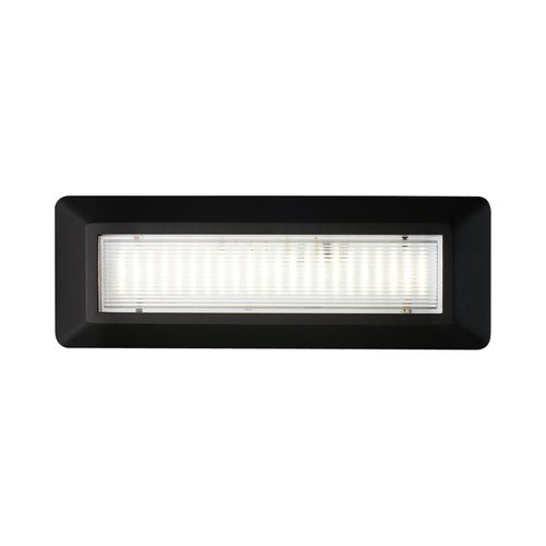 צמוד קיר מלבן שחור 4W IP65 גוון אור משתנה בקליק