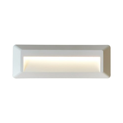 צמוד קיר מלבן לבן 3W IP65 גוון אור משתנה בקליק