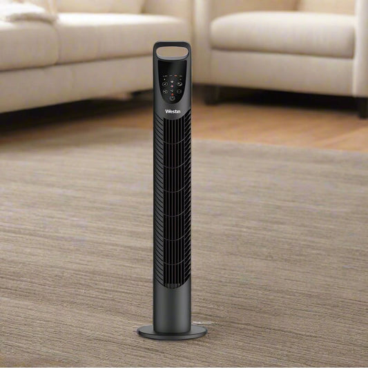 מאוורר מגדל + שלט שחור 50W דגם TST-RD של WESTIN