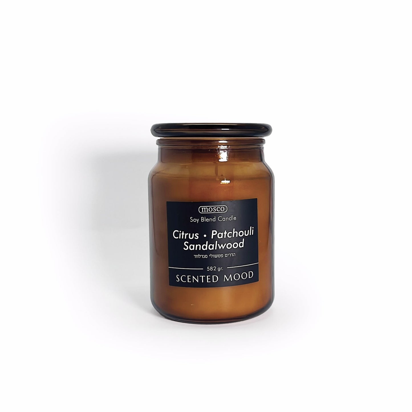 נר מכסה ענק חום פרימיום