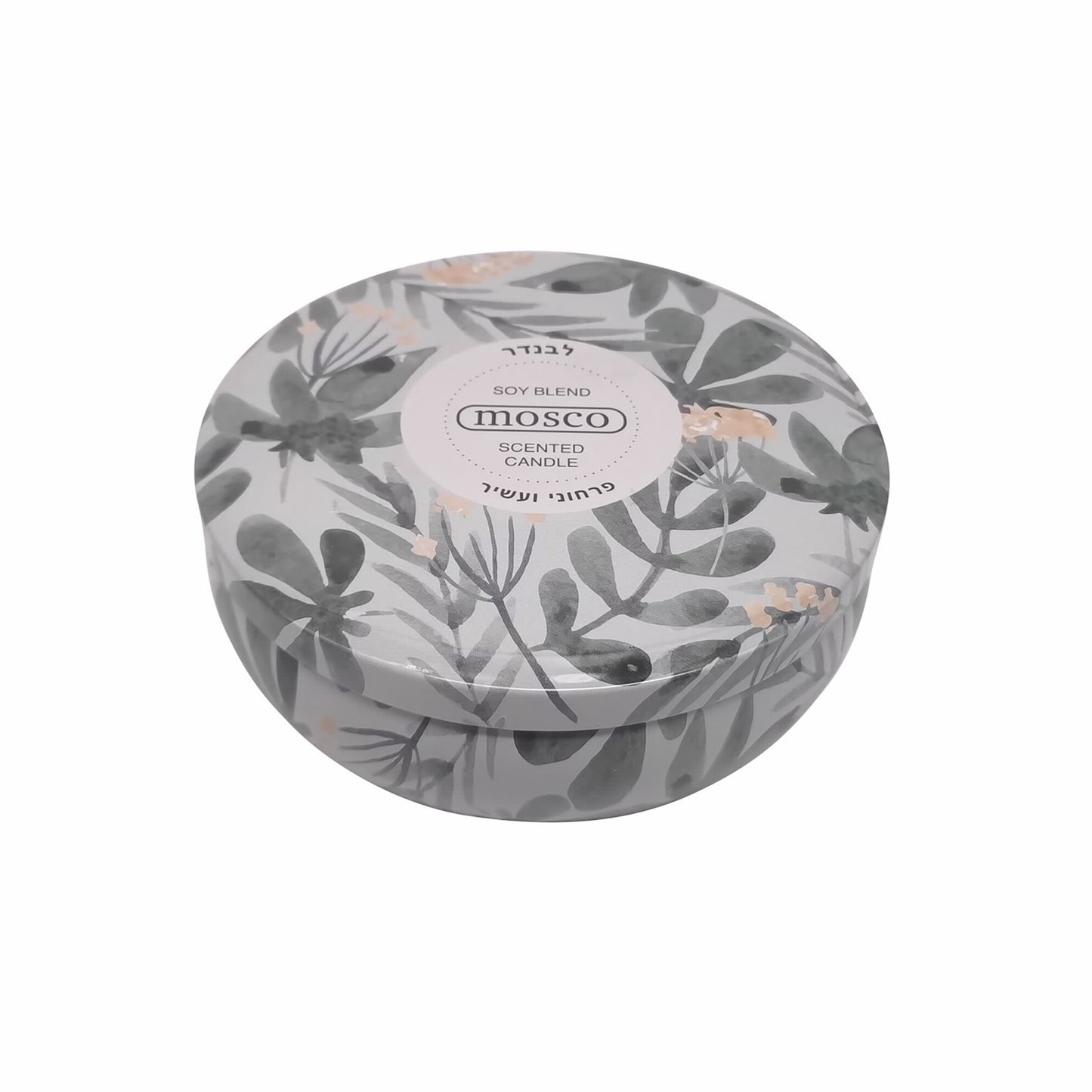 נר מתכת עלים גדול 340