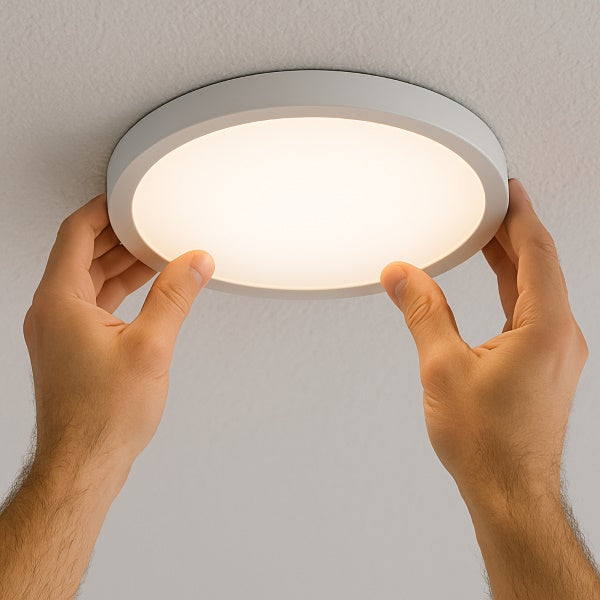 התקנת גוף תאורה סטנדרטי פשוט