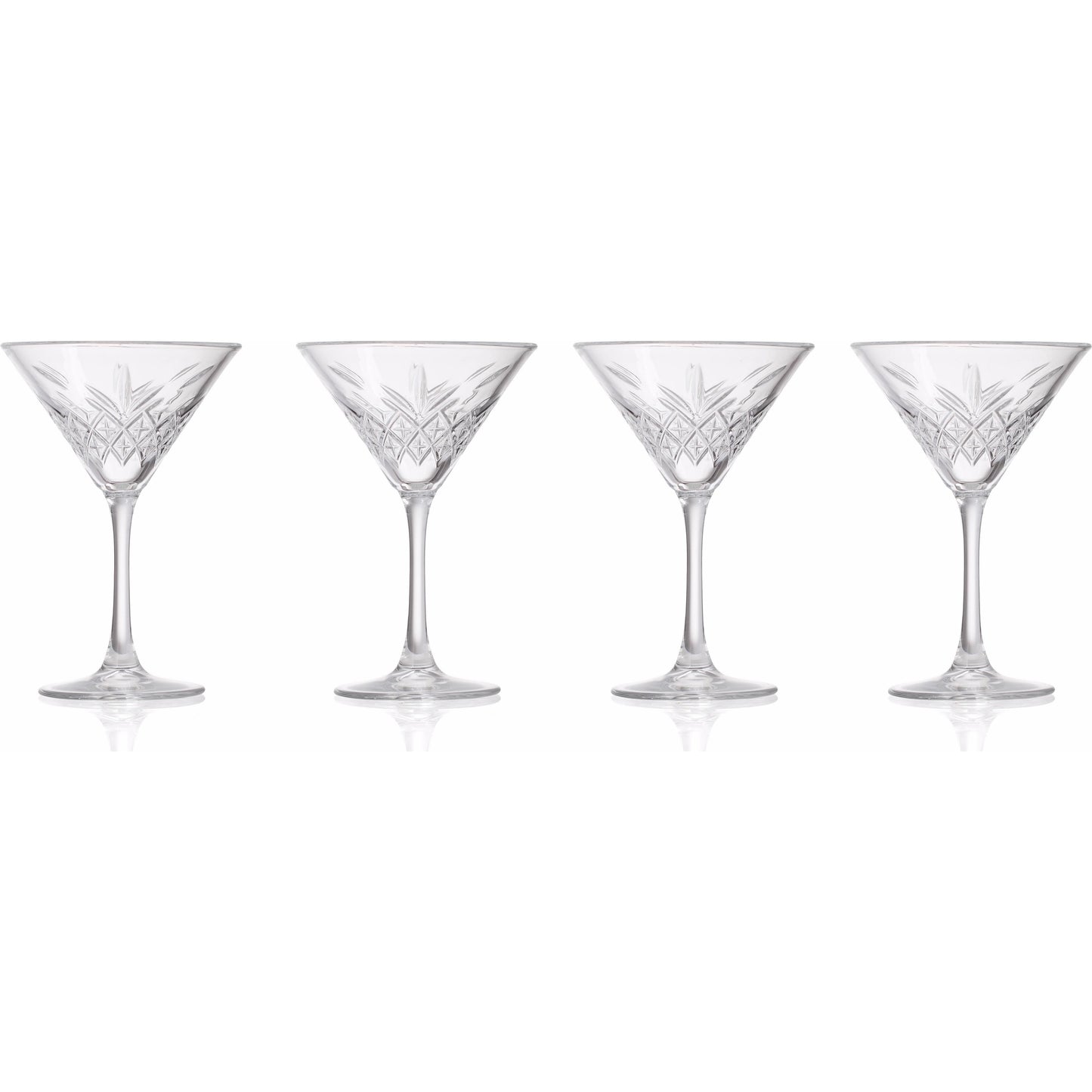 TIMELESS סט 4 גביעי מרטיני 230 מל