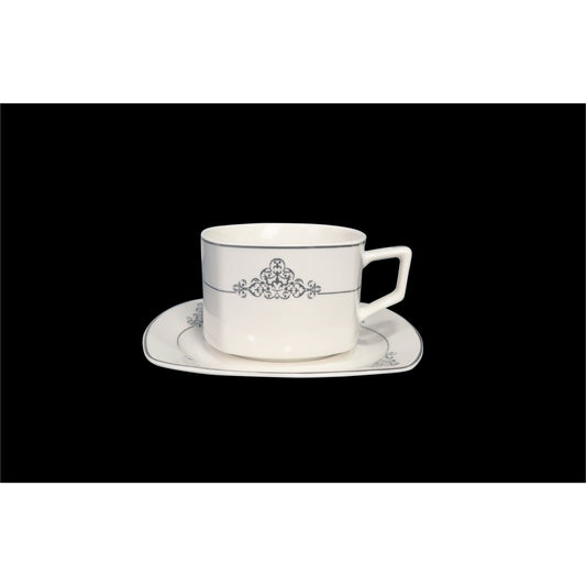 NEW BONE CHINA מעוצב Nicole סט 12 כוסות אספרסו 90 מל