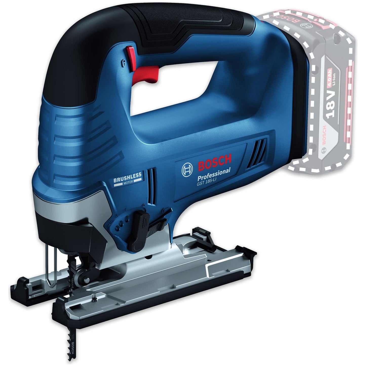 EC GST 185 18V מסור חשמלי אנכי נטען גוף בלבד