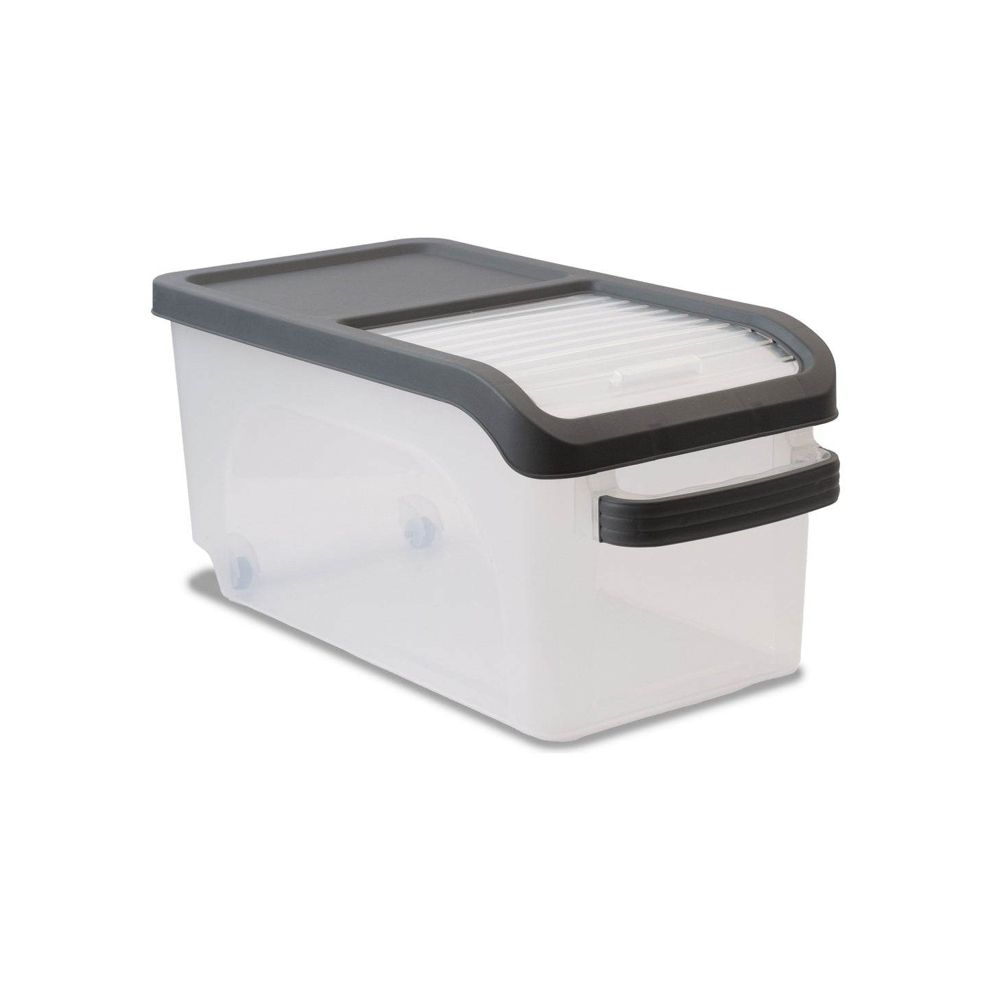 קופסת אחסון URBAN עם מכסה ספירלה 20 ליטר + גלגלים