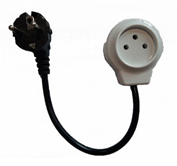 מפצל לגנרטור עם שקע ישראלי ותקע לגרמני