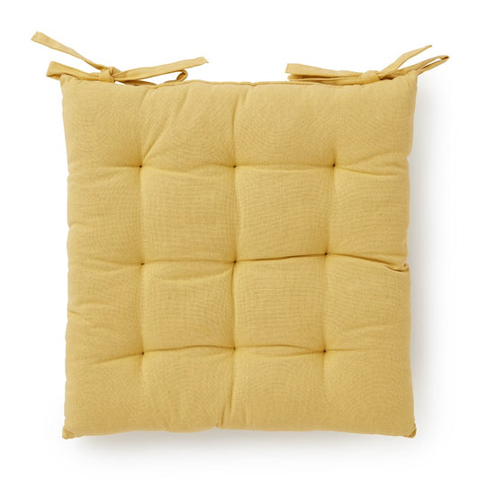 כרית מושב 40/40 סמ חלקה שון חרדל