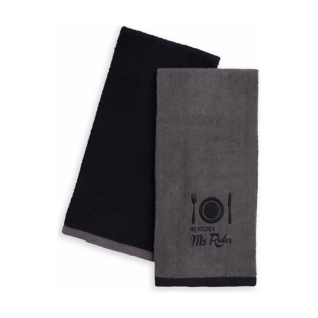 זוג מגבות מטבח 40/70 סמ המטבח שלי