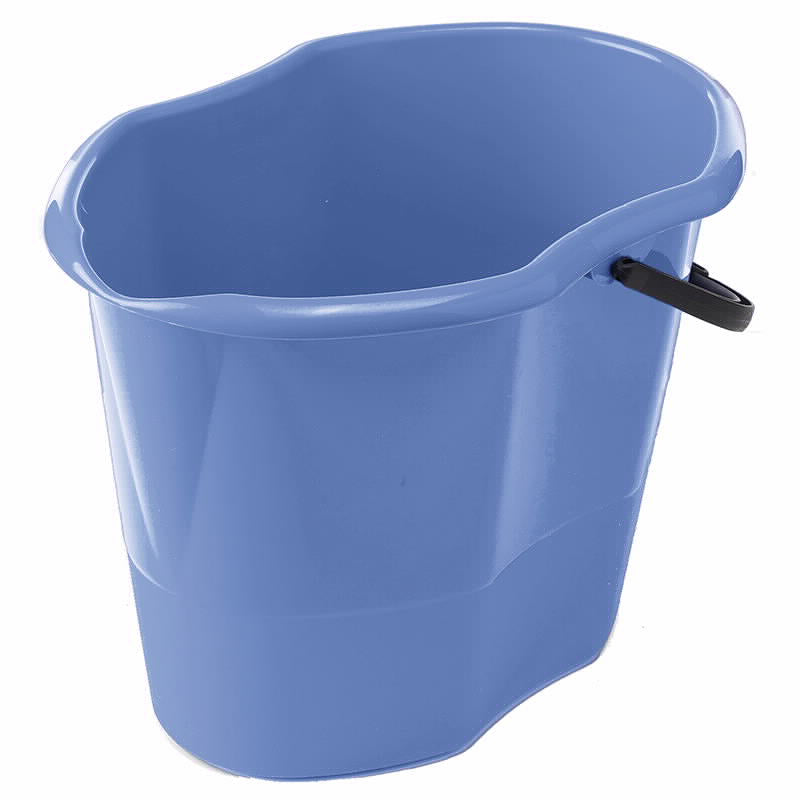 דלי שטיפה 15ליטר אובלי פסטל