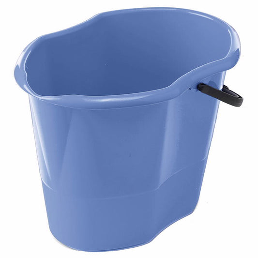דלי שטיפה 15ליטר אובלי פסטל