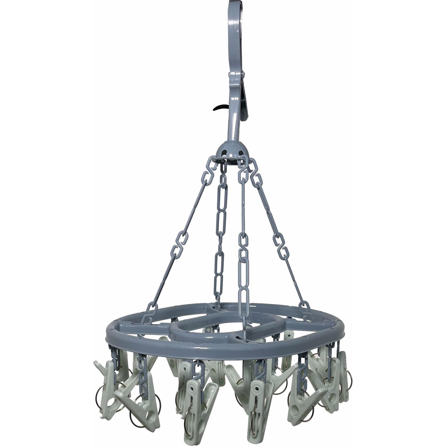 מתלה נייד עם אטבים