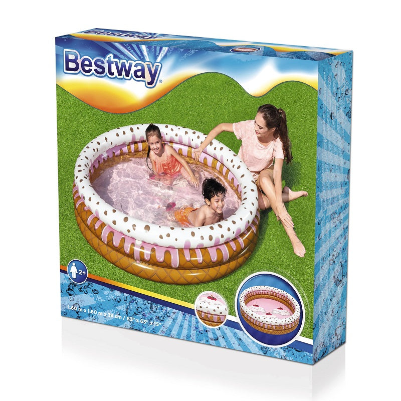 בריכה מתנפחת קרם גלידה, יבואן רשמי BESTWAY, דגם 51144