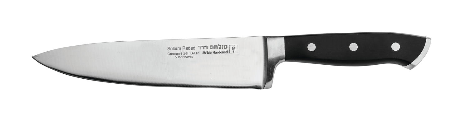 סכין שף 20/8 (2.5) עם כיסוי פלסטיק Forged Pro
