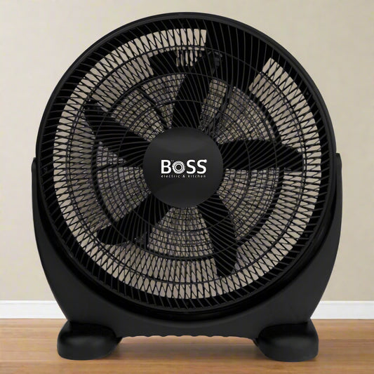 מאוורר 16 רצפתי רוטורי שחור 55W דגם KYT-35  של BOSS ELECTRIC