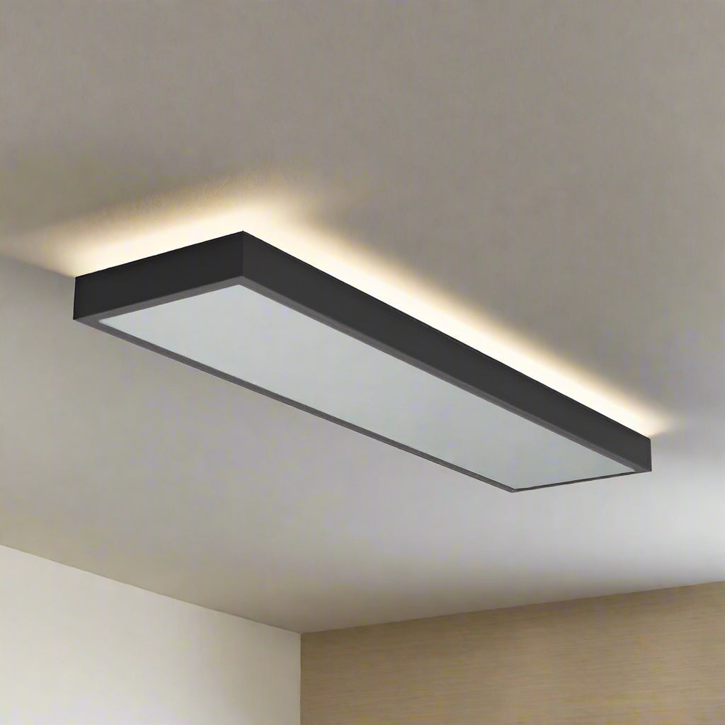 צמוד תקרה מלבני  שחור   30X120 60K 4800LM 48W