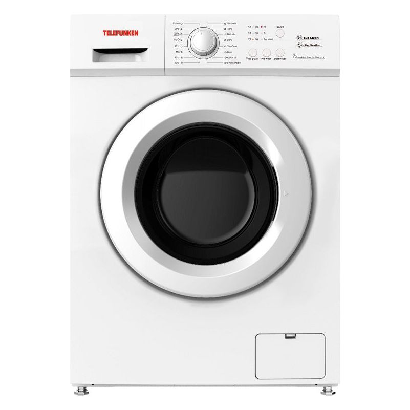 מכונת כביסה פתח קדמי 7 ק"ג לבן
TFL-700W TELEFUNKEN