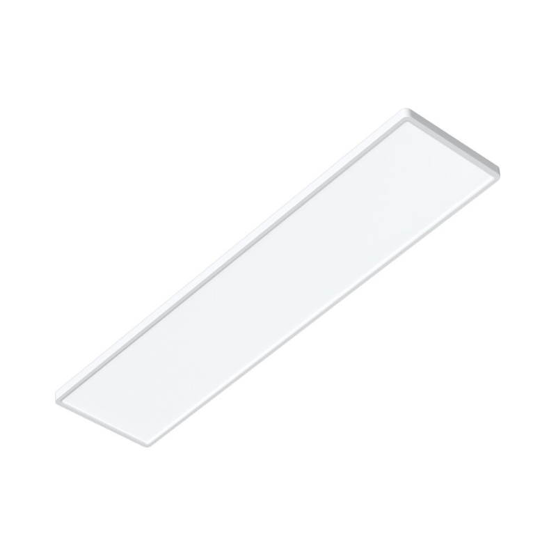 צמוד תקרה מלבן דק לבן TIME 64W 120X30CM IP40 3CCT