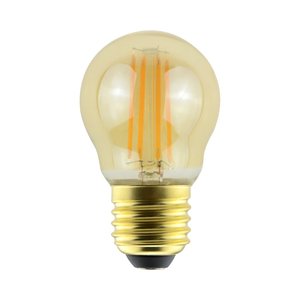 נורת פחם כדור אמבר שמפניה לעמעום E27 5W תאורת אווירה חמה