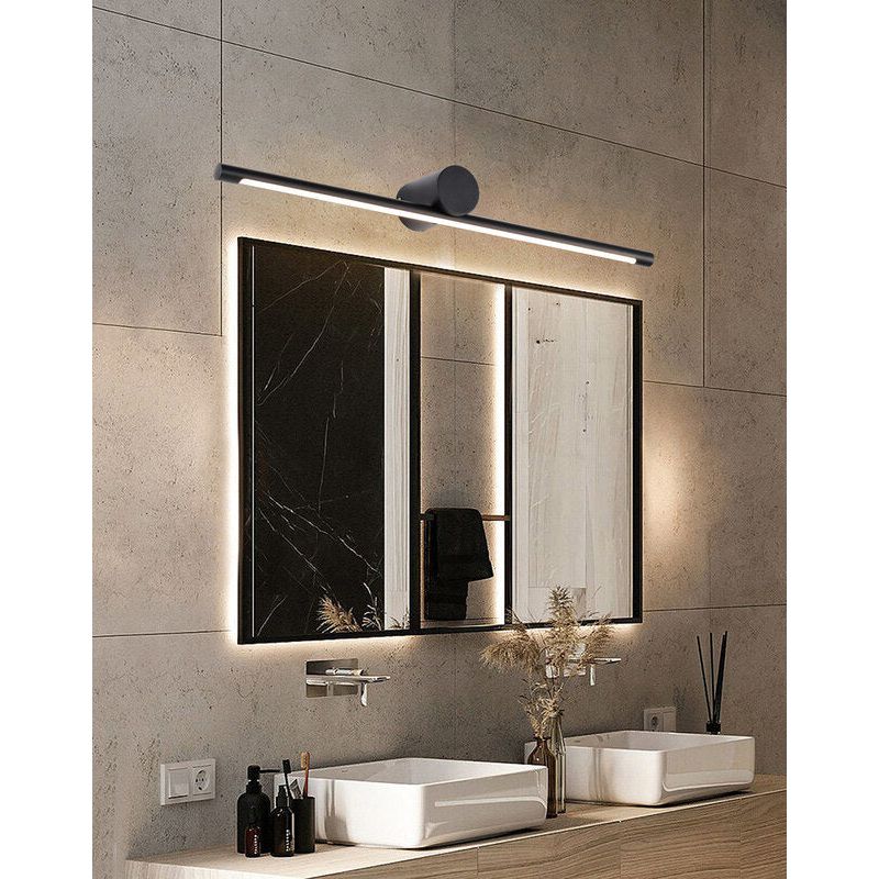 תאורה מראה לאמבטיה WAVE IP44 28W 3CCT שחור