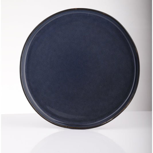 צלחת מנה ראשונה 22.4 סמ כחול Stoneware