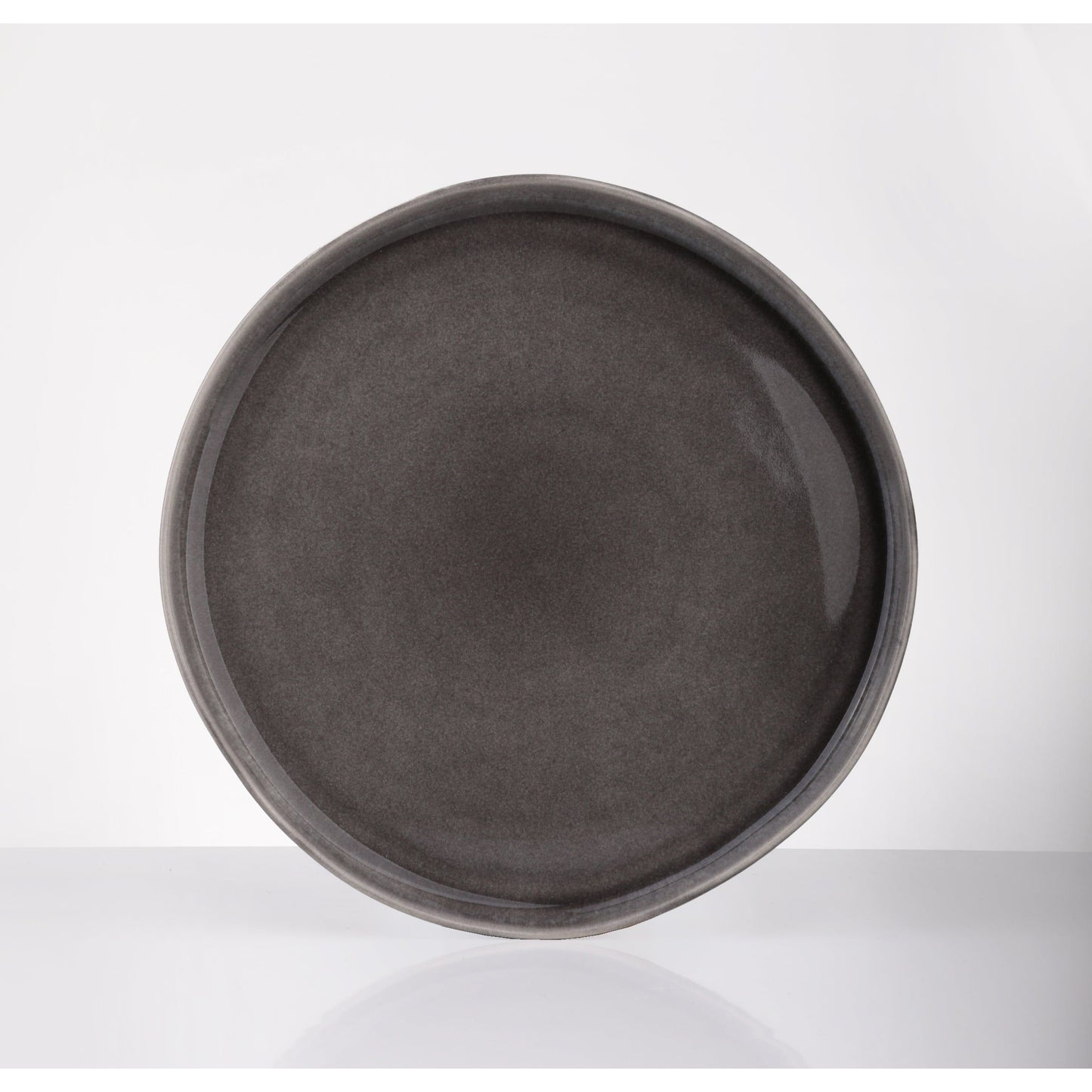 צלחת מנה עיקרית 26 סמ אפור Stoneware