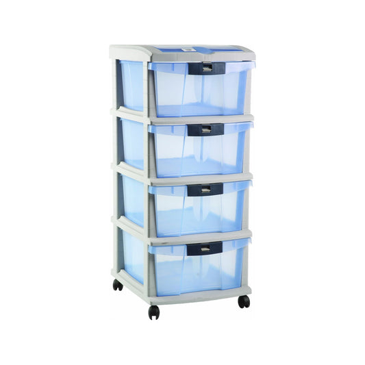 מגירות אחסון מפלסטיק 4 קומות