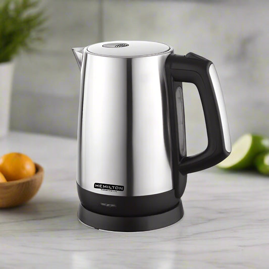 קומקום נירוסטה 1.7 ליטר 2000W דגם HEM-189 מבית המילטון