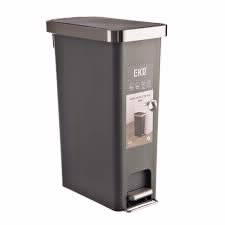 פח פדל 40 ליטר מלבני צר אפור EKO HANNA