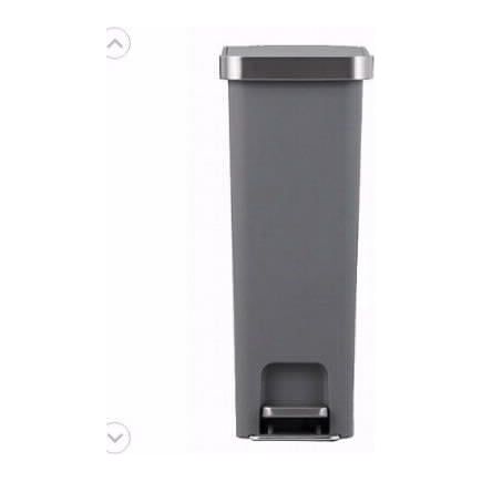 פח פדל 40 ליטר מלבני צר אפור EKO HANNA