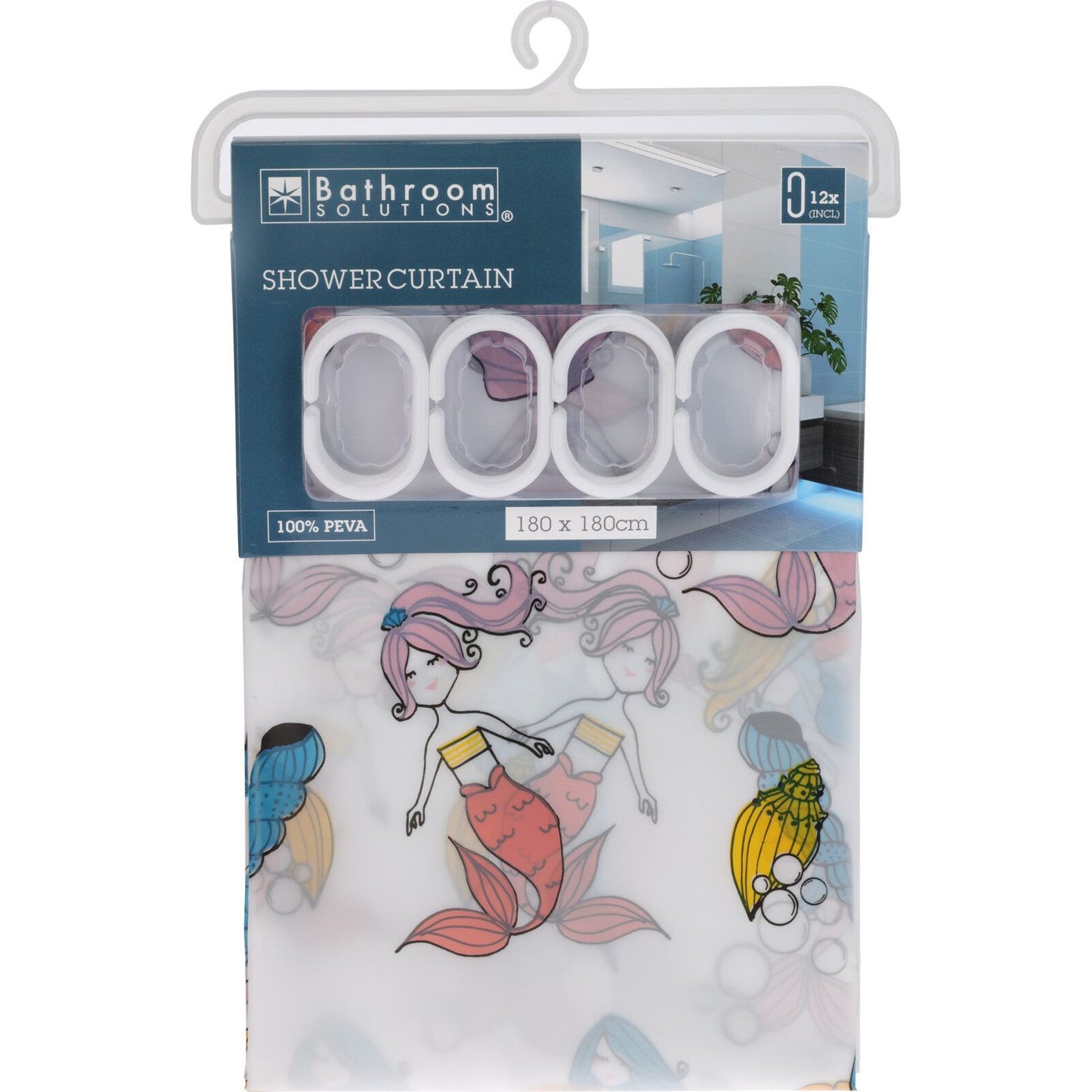 וילון אמבט 180*180 ציורי ילדים