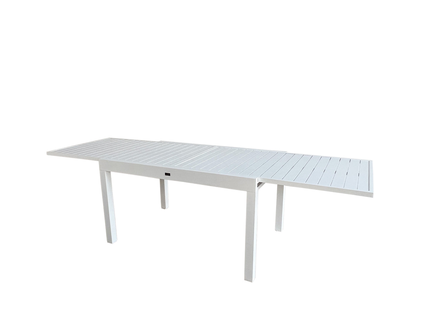 שולחן אלומיניום אולימפוס 90*135 / 270 ס"מ לבן