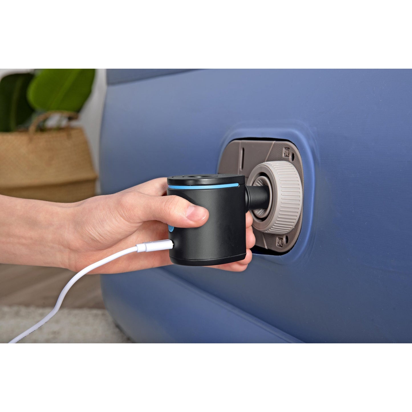משאבת אוויר חשמלית USB, יבואן רשמי BESTWAY, דגם 62289