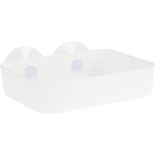 מדף לסבון לבן בוואקום