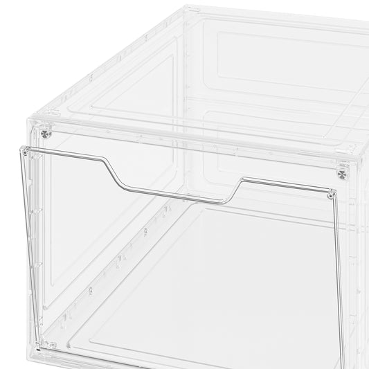 קופסא לאחסון נעליים מידה: .34X25X18.4 ס"מ 4 י"ח במארז