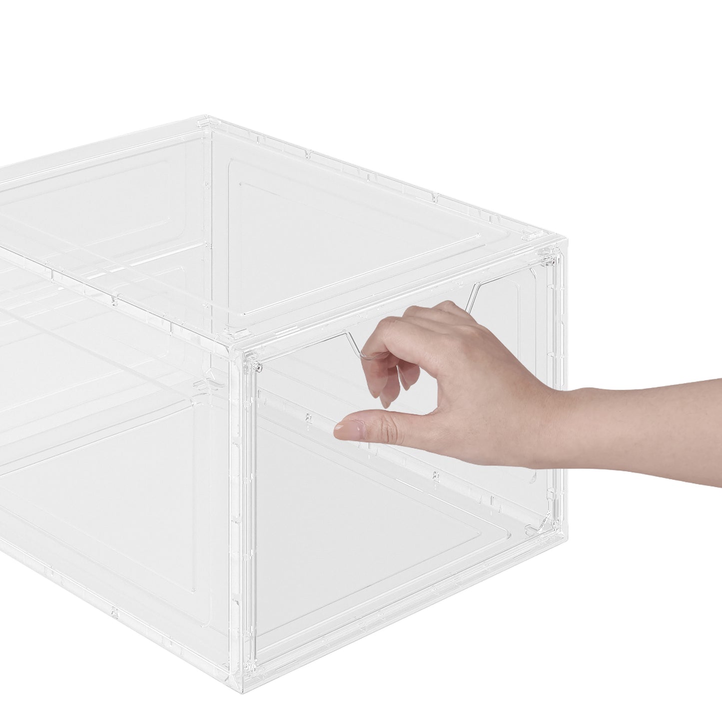 קופסא לאחסון נעליים מידה: .34X25X18.4 ס"מ 4 י"ח במארז