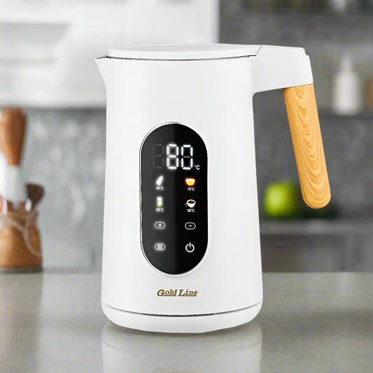 קומקום כפרי דיגיטלי לבן דגם ATL-770W של גולדליין