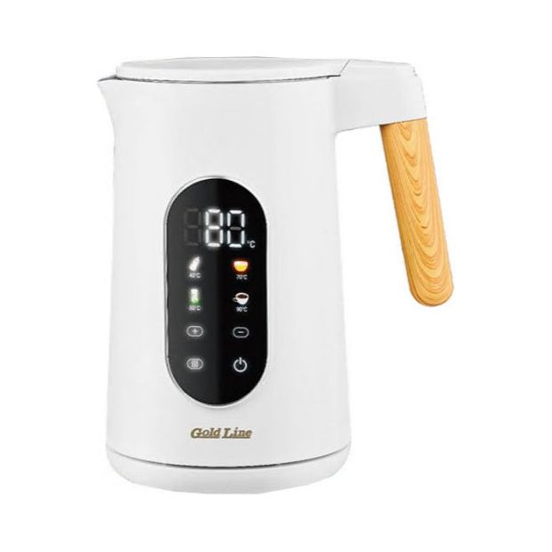 קומקום כפרי דיגיטלי לבן דגם ATL-770W של גולדליין