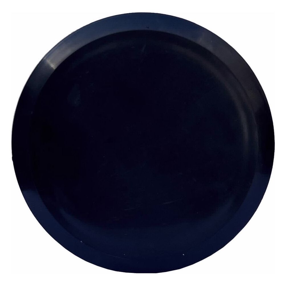 מכסה 110 עגול קנט רחב, צבע שחור