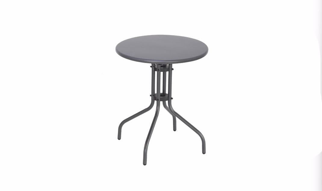 שולחן מתכת ניו יורק 60  ס"מ אפור